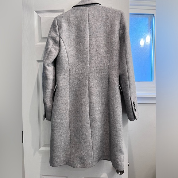 Wool Zara Grey coat size small - Picture 2 of 2